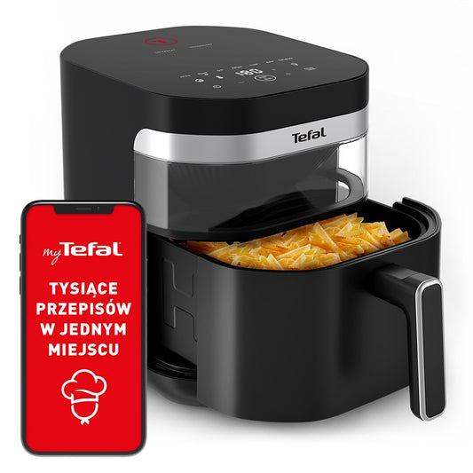 TefaI EY82E0 Easy Fry Infrared – Frytkownica beztłuszczowa 7L z technologią podczerwieni