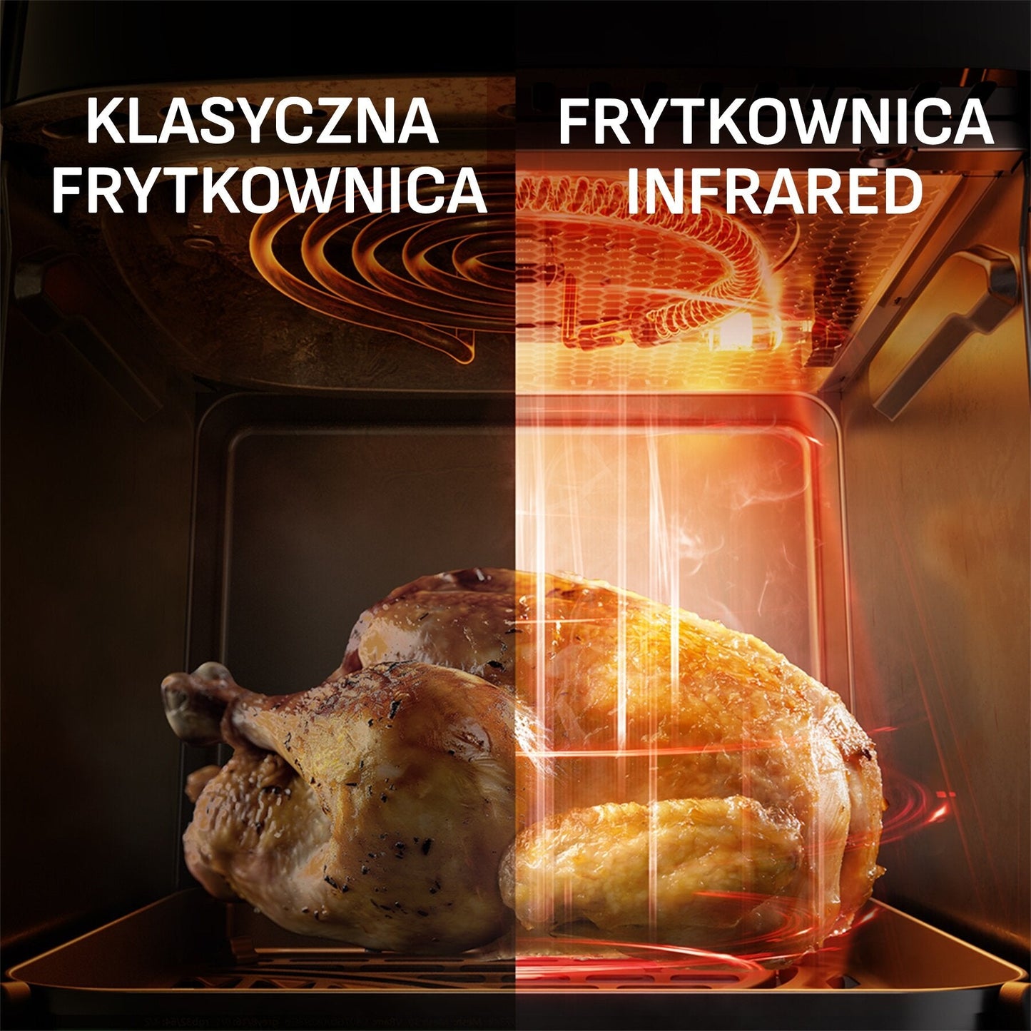 TefaI EY82E0 Easy Fry Infrared – Frytkownica beztłuszczowa 7L z technologią podczerwieni